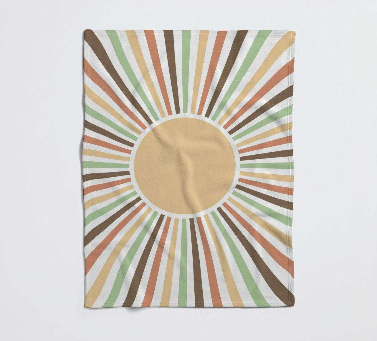 Radiating lines creating a sunburst effect Fleecedecke von LisaArtes