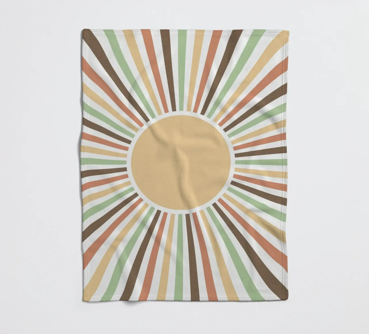 Radiating lines creating a sunburst effect coperta in pile da LisaArtes