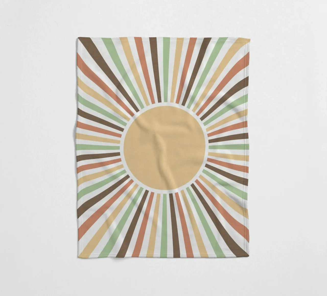 Radiating lines creating a sunburst effect coperta in pile da LisaArtes