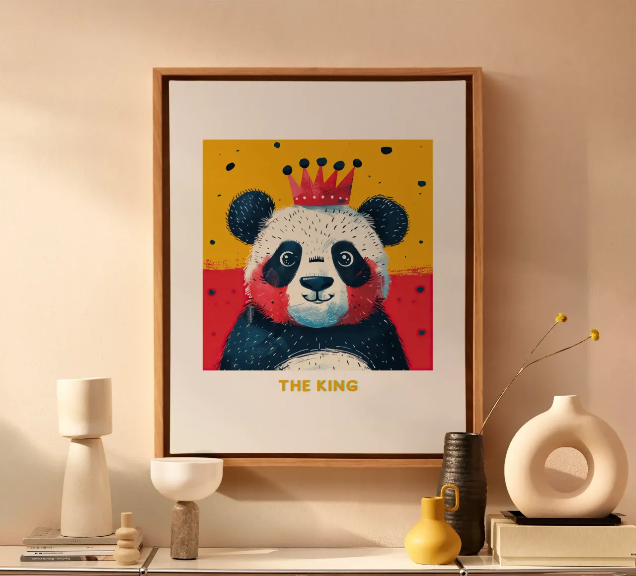 Panda - Re tela da Nikis Art Studio