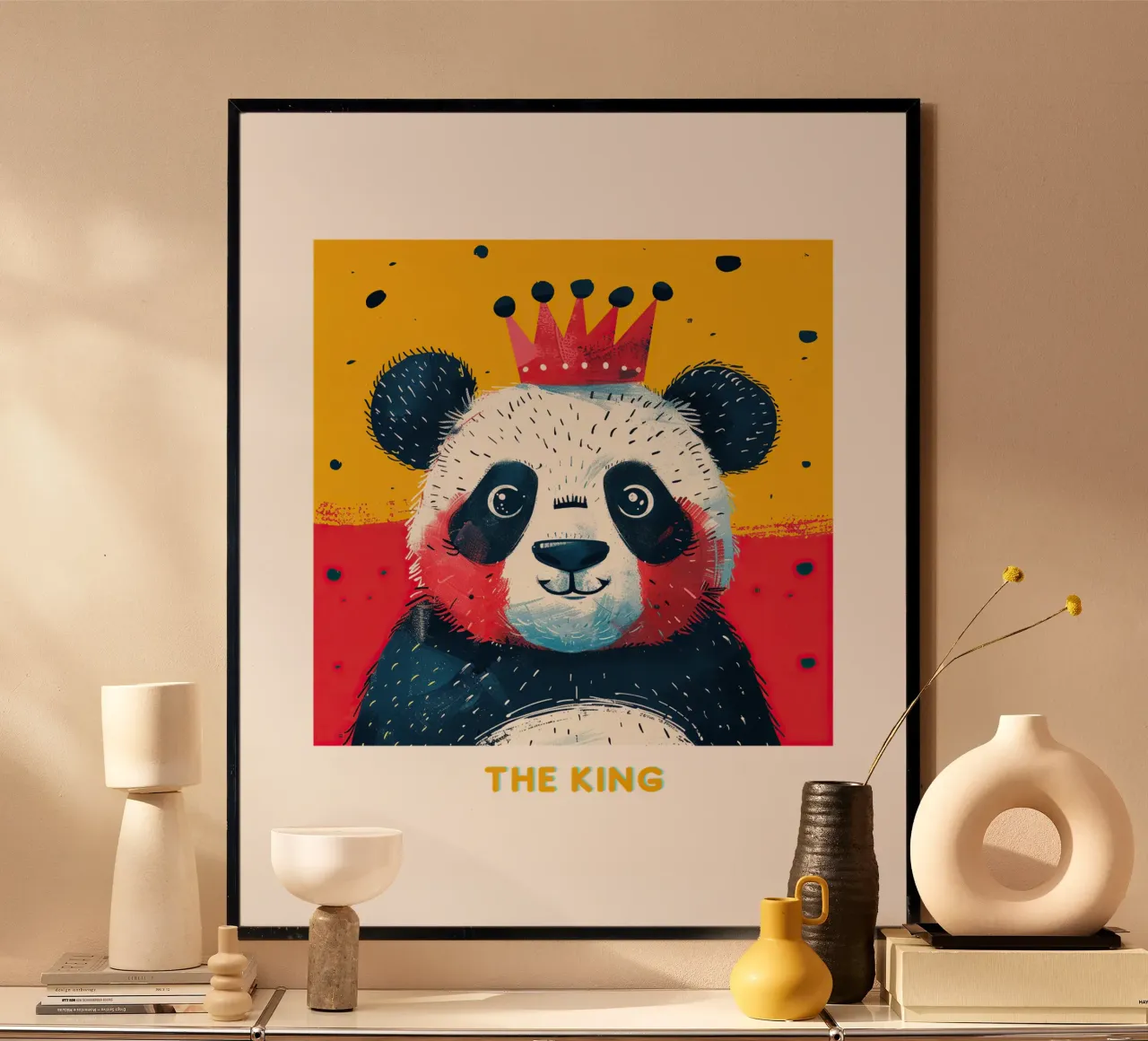 Panda - Re carta hahnemühle da Nikis Art Studio