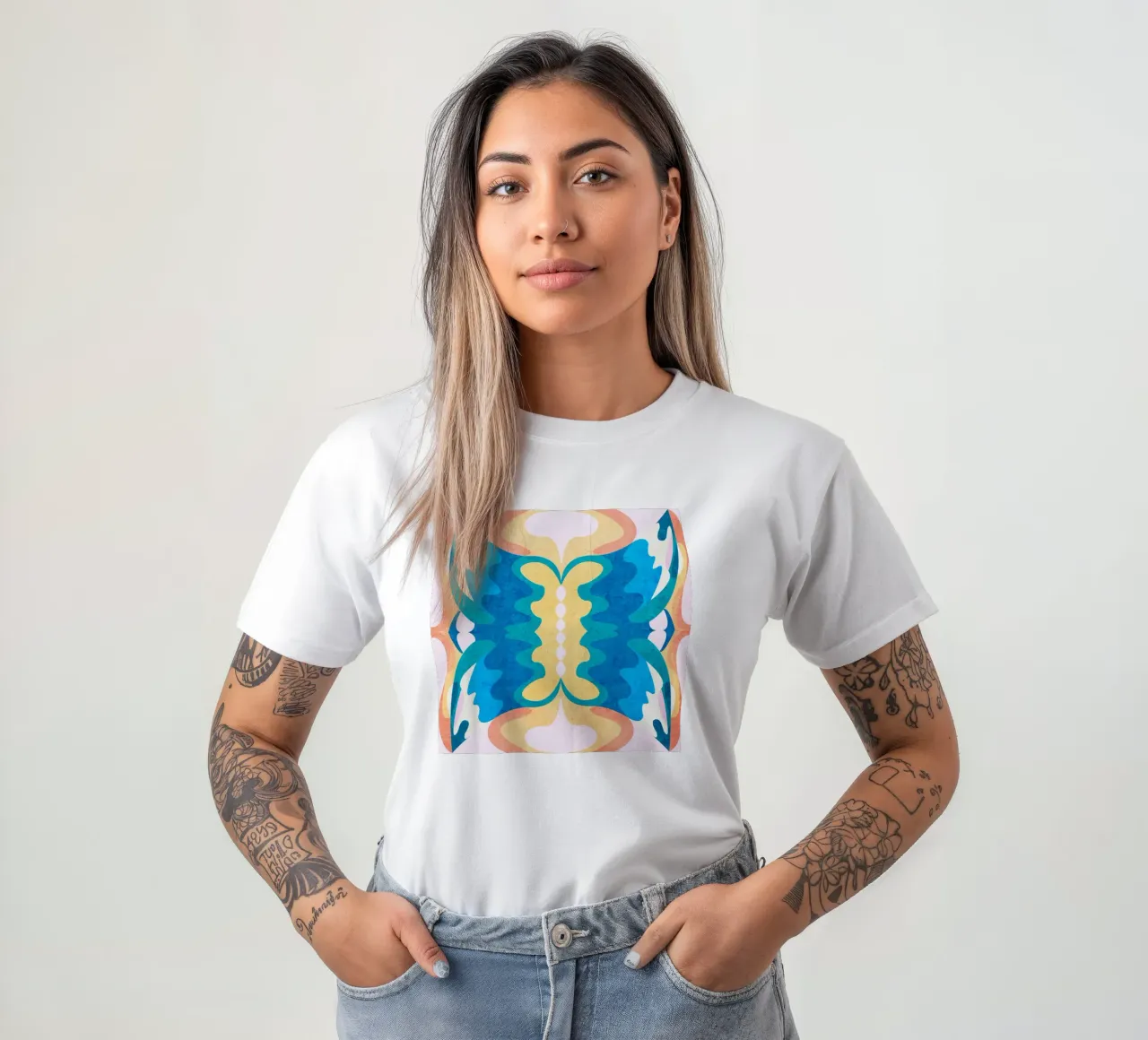 bright light t-shirt van lovely lines
