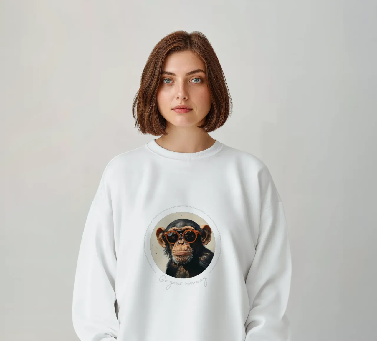 Monkey Business felpa da Nikis Art Studio