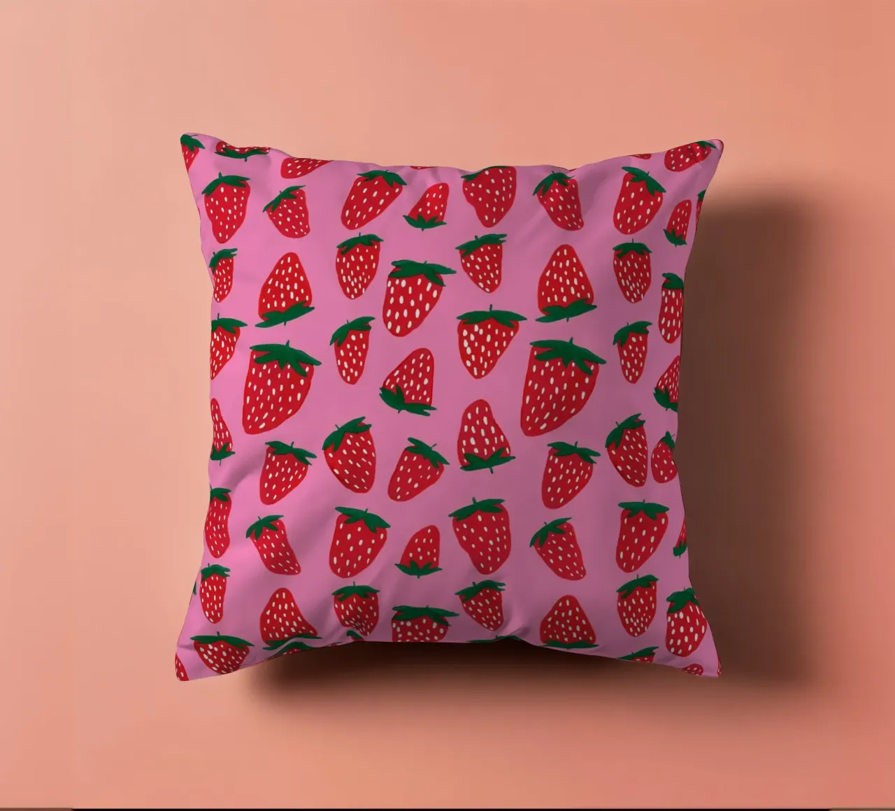 Fragole carine cuscino da Wackapacka