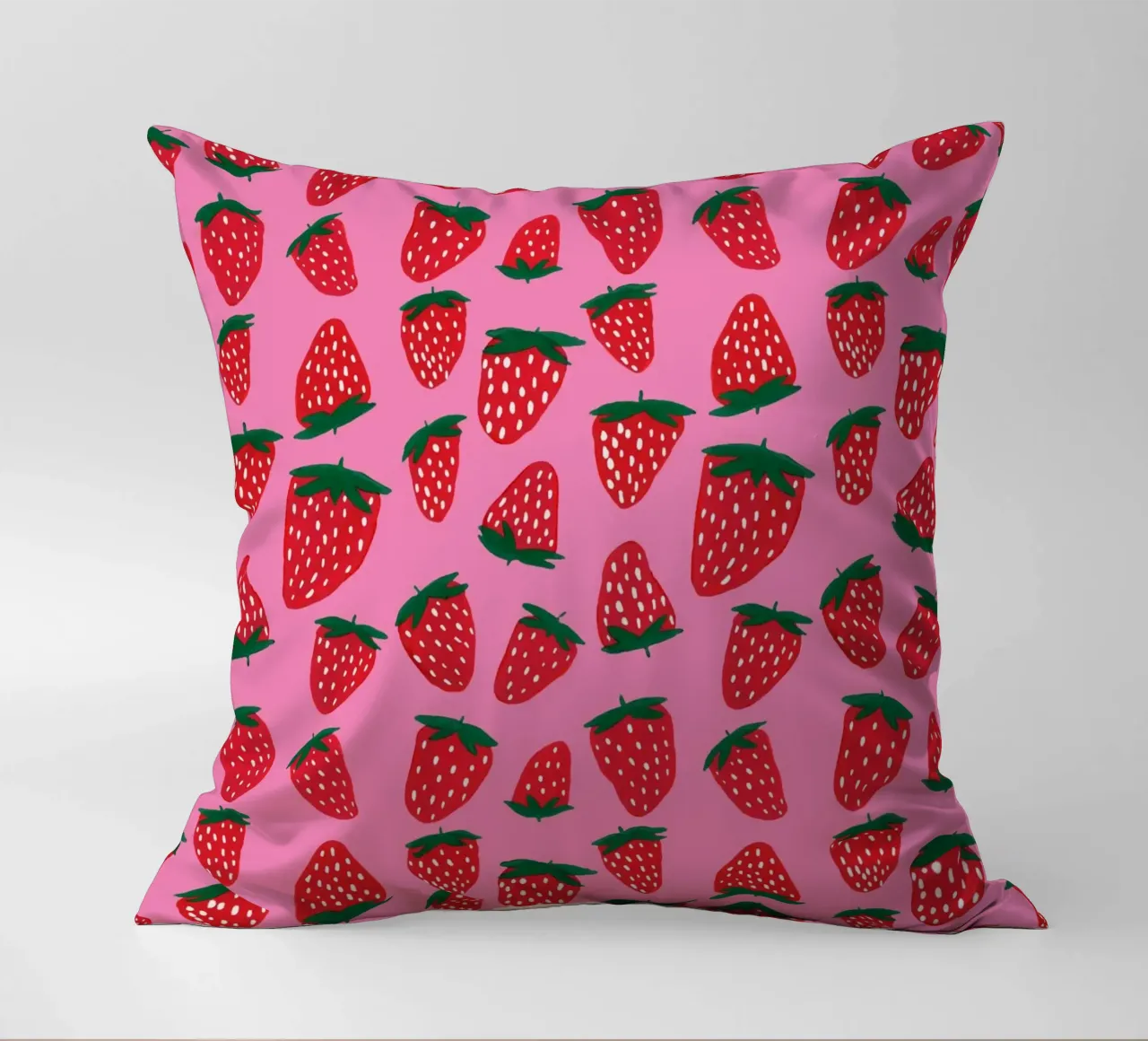 Fragole carine cuscino da Wackapacka