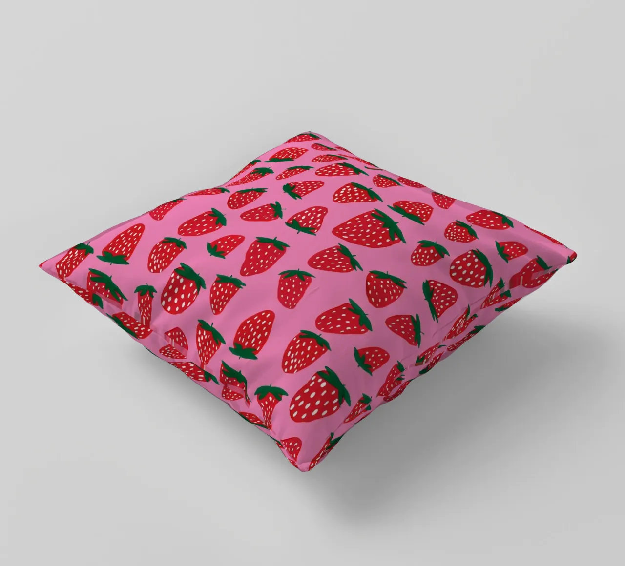 Fragole carine cuscino da Wackapacka