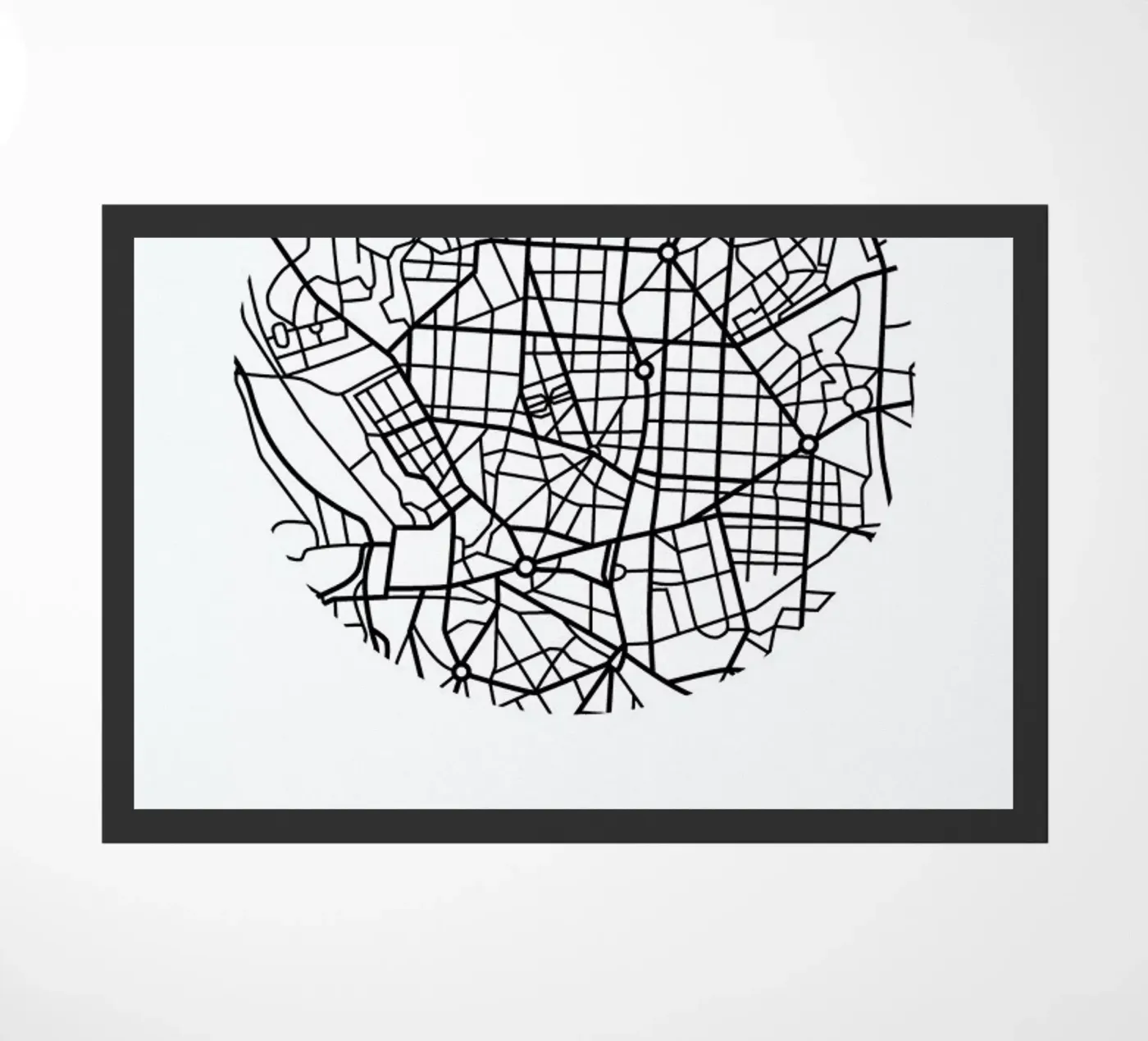 Madrid deurmat van Naxart