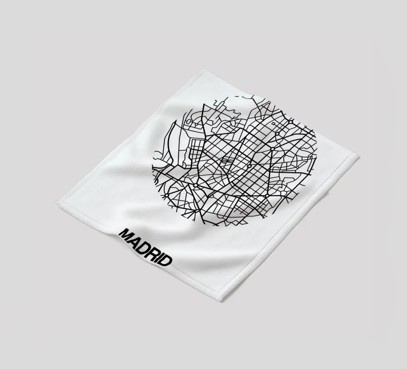 Madrid Fleecedecke von Naxart