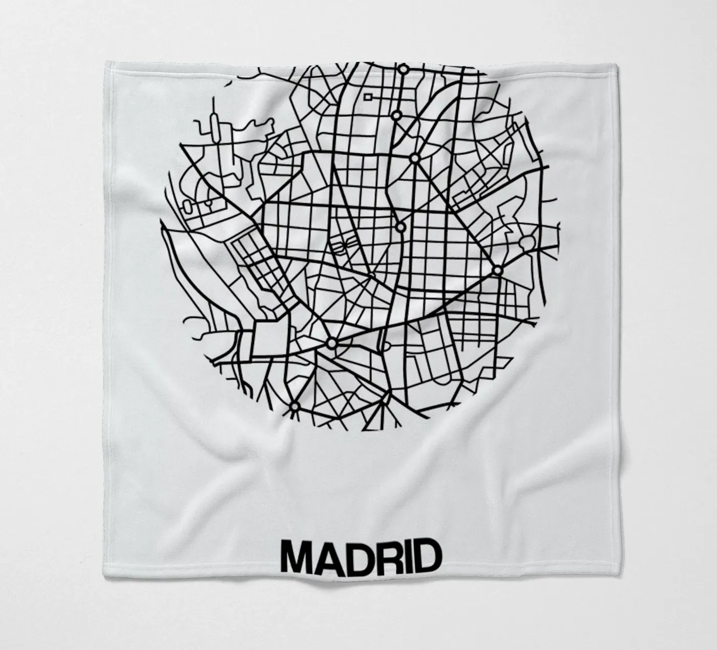 Madrid Fleecedecke von Naxart