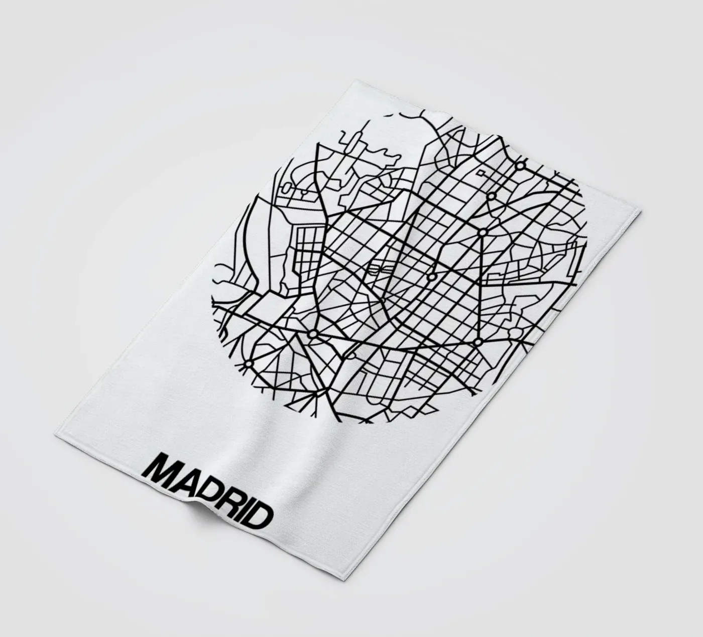 Madrid Fleecedecke von Naxart