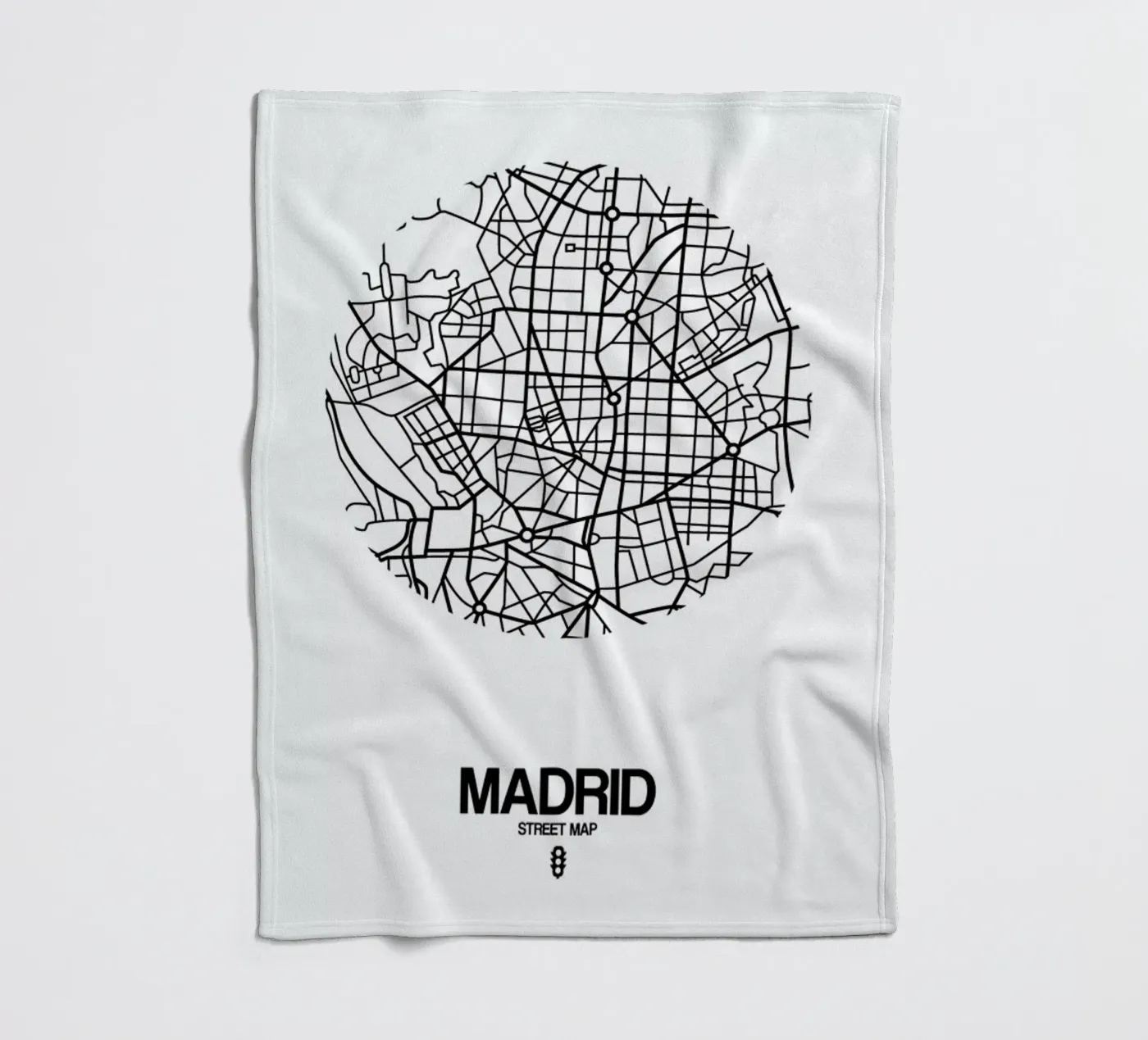 Madrid Fleecedecke von Naxart