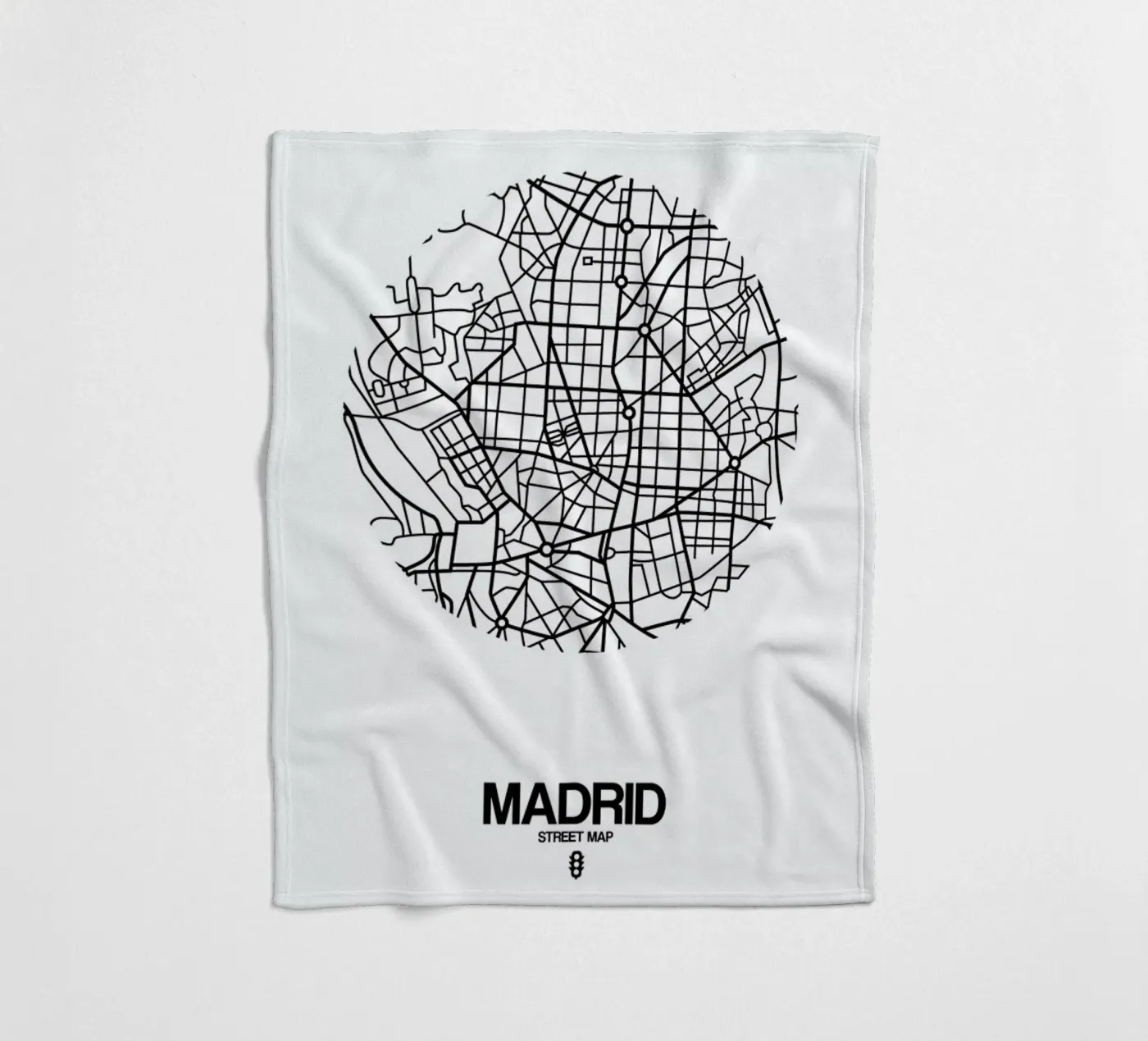 Madrid Fleecedecke von Naxart