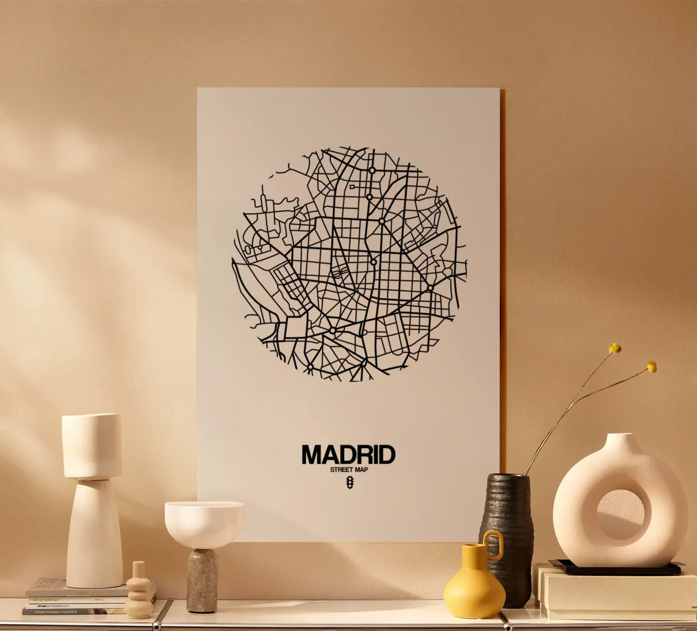 Madrid Acryl-Glas von Naxart