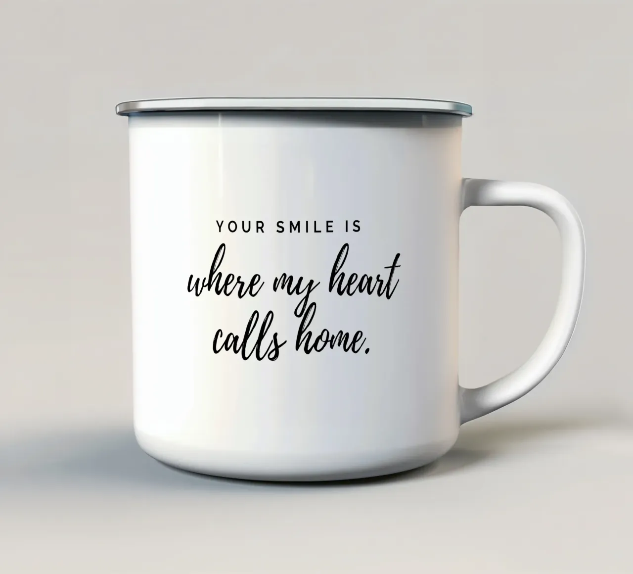 Oh, casa! tazza in smalto da Street Boutique