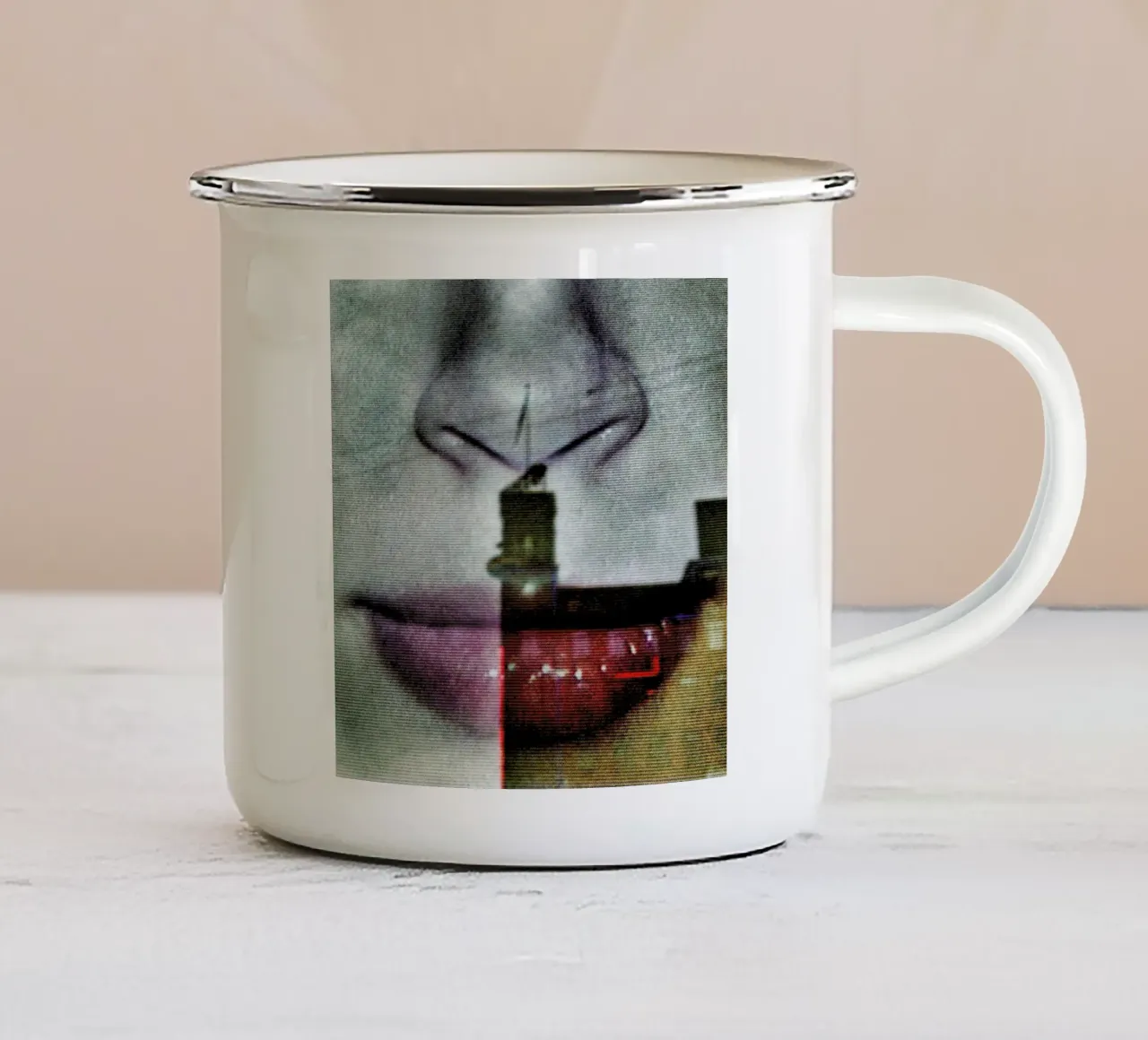 Reflex Mouth tazza in smalto da Sattrup & Høst