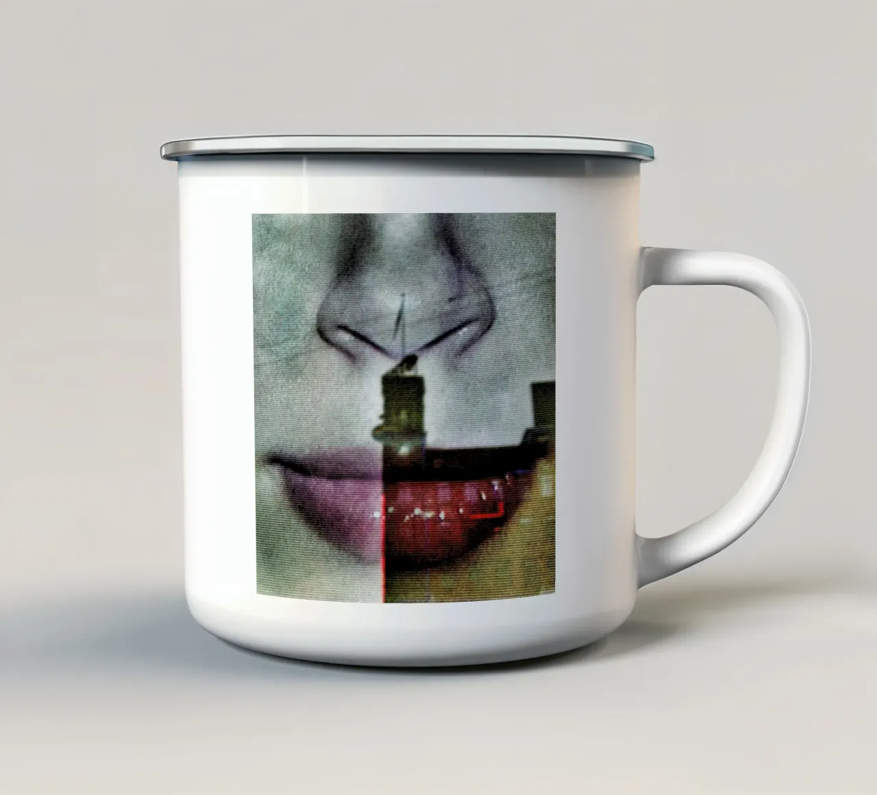 Reflex Mouth tazza in smalto da Sattrup & Høst