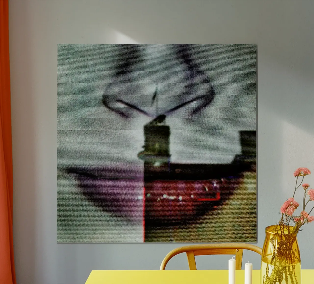 Reflex Mouth poster con telaio in legno da Sattrup & Høst