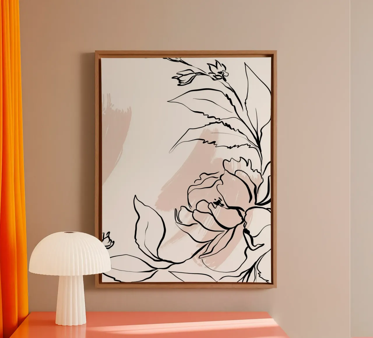 Vie Simple No 55 tela con Cornice a cassetta da treechild