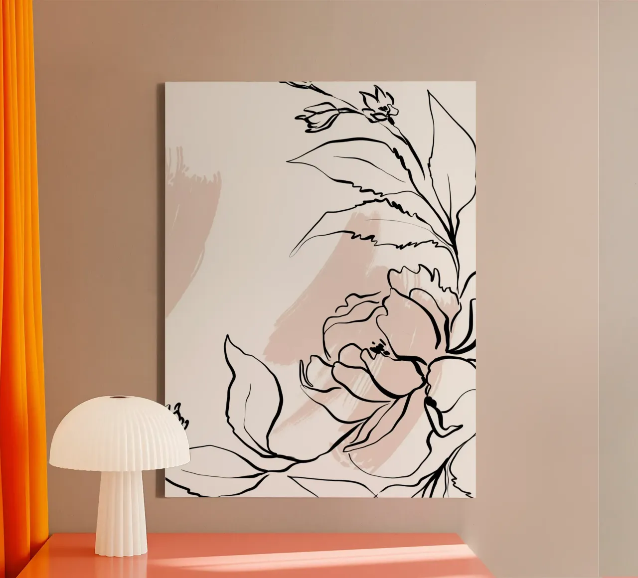 Vie Simple No 55 tela con Cornice a cassetta da treechild