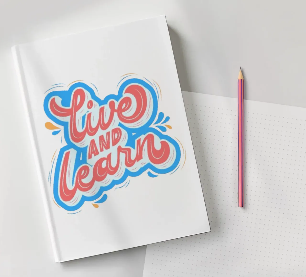 Live and Learn Notizbuch von Dreamer10