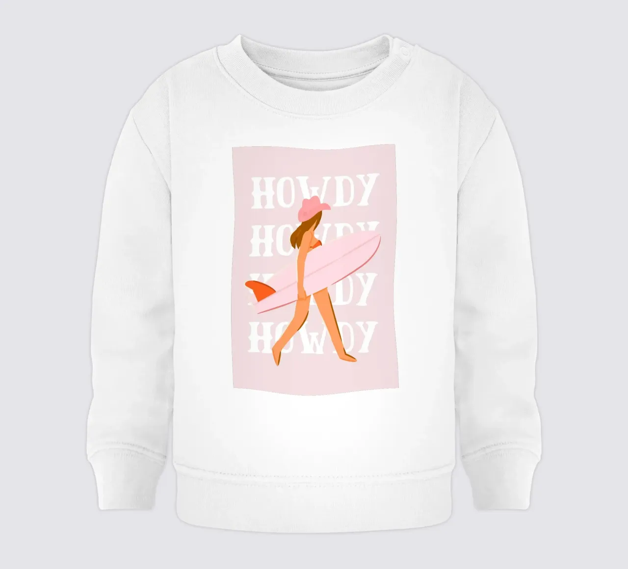 estampado vaquera costera rosa, girly western, botas vaqueras sudadera de bebé de pdigitalprints