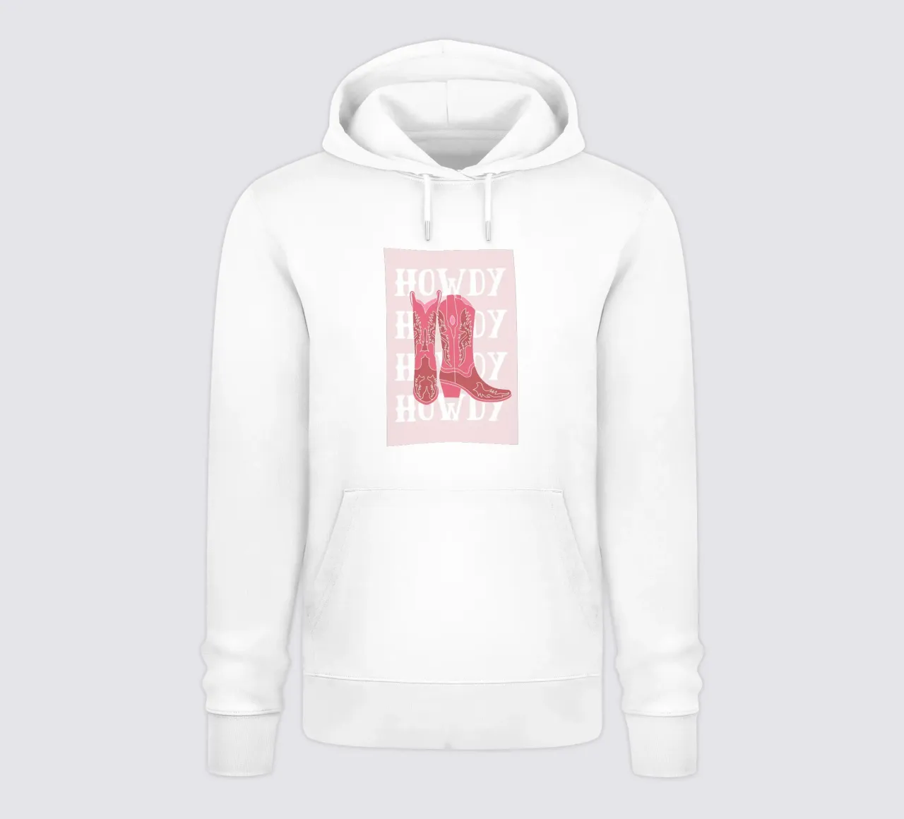Cowgirl Boots Art Print-Howdy Typography Art-Western Decor- hoodie by pdigitalprints