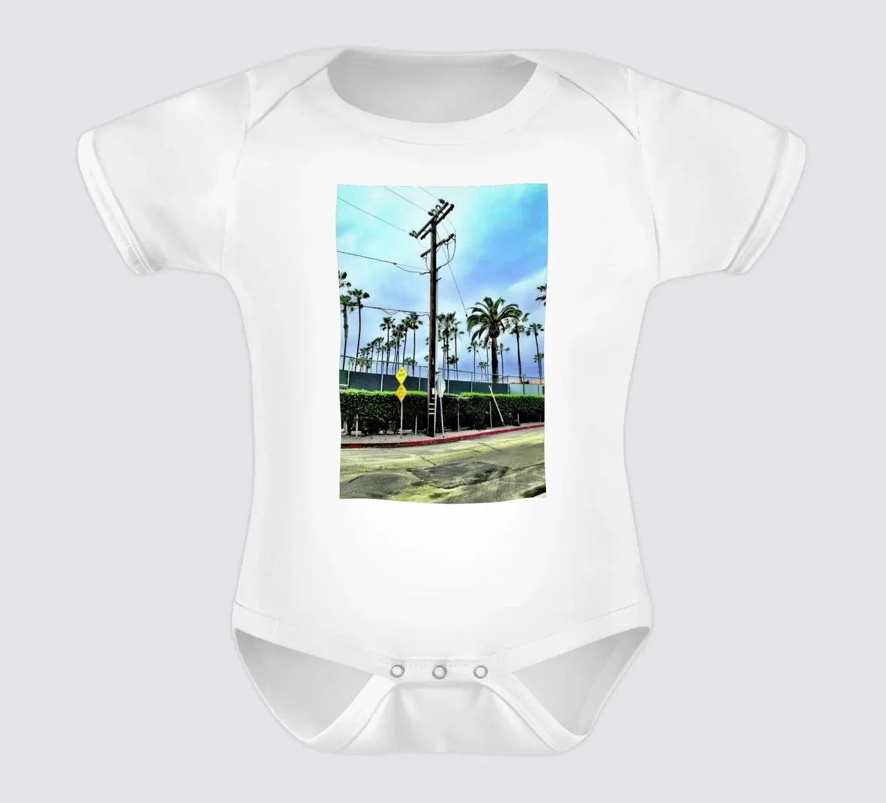 La Jolla Shores body neonato maniche corte da Sattrup & Høst