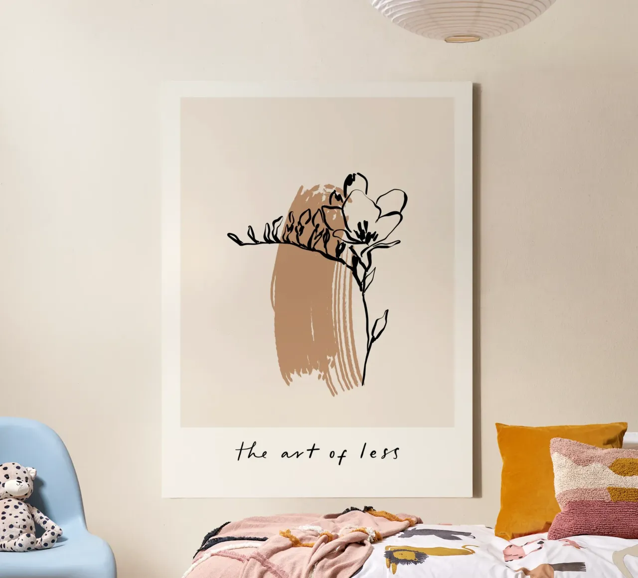 Vie Simple No 56 tela con Cornice a cassetta da treechild