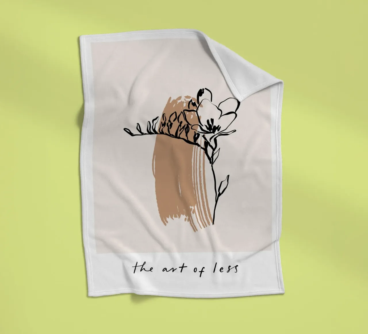 Vie Simple No 56 coperta in pile da treechild