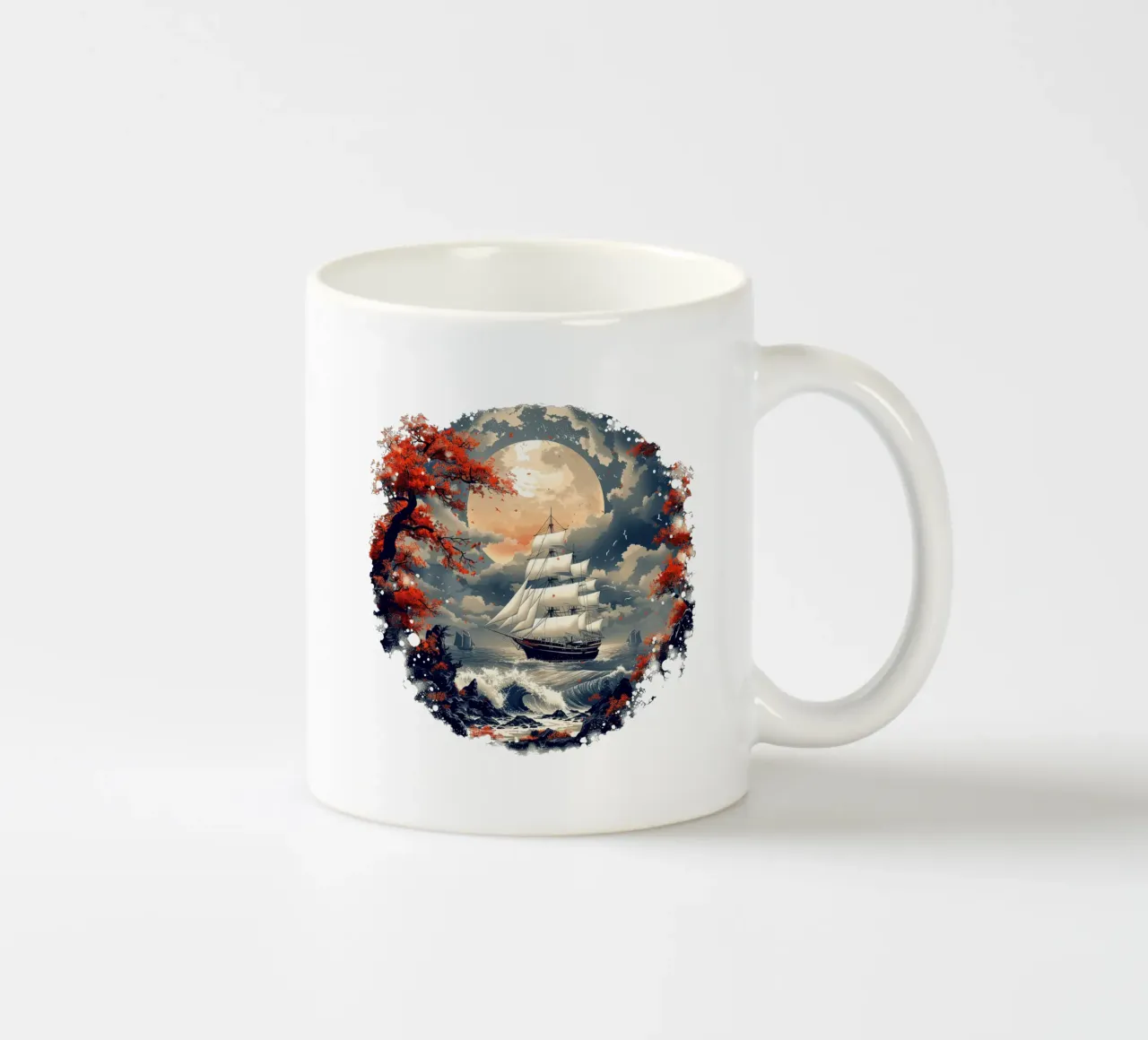 Winds of Freedom tazza in ceramica da Nikis Art Studio