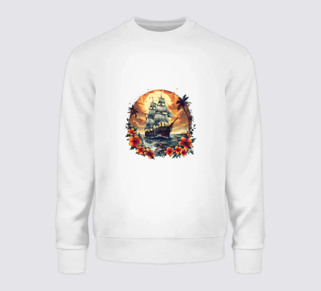 Midnight Sail felpa da Nikis Art Studio