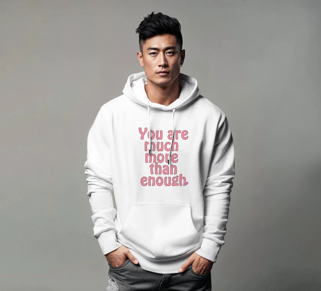 You Are Enough! felpa con cappuccio da Dreamer10