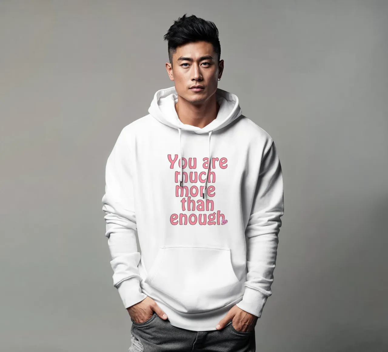You Are Enough! felpa con cappuccio da Dreamer10