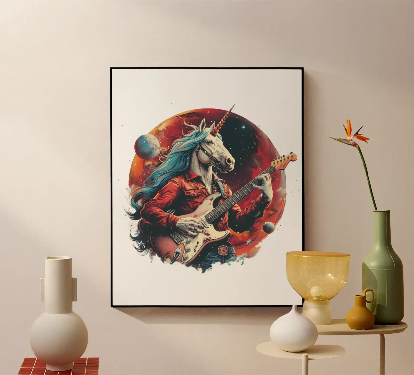 Celestial Unicorn plexiglas de Nikis Art Studio