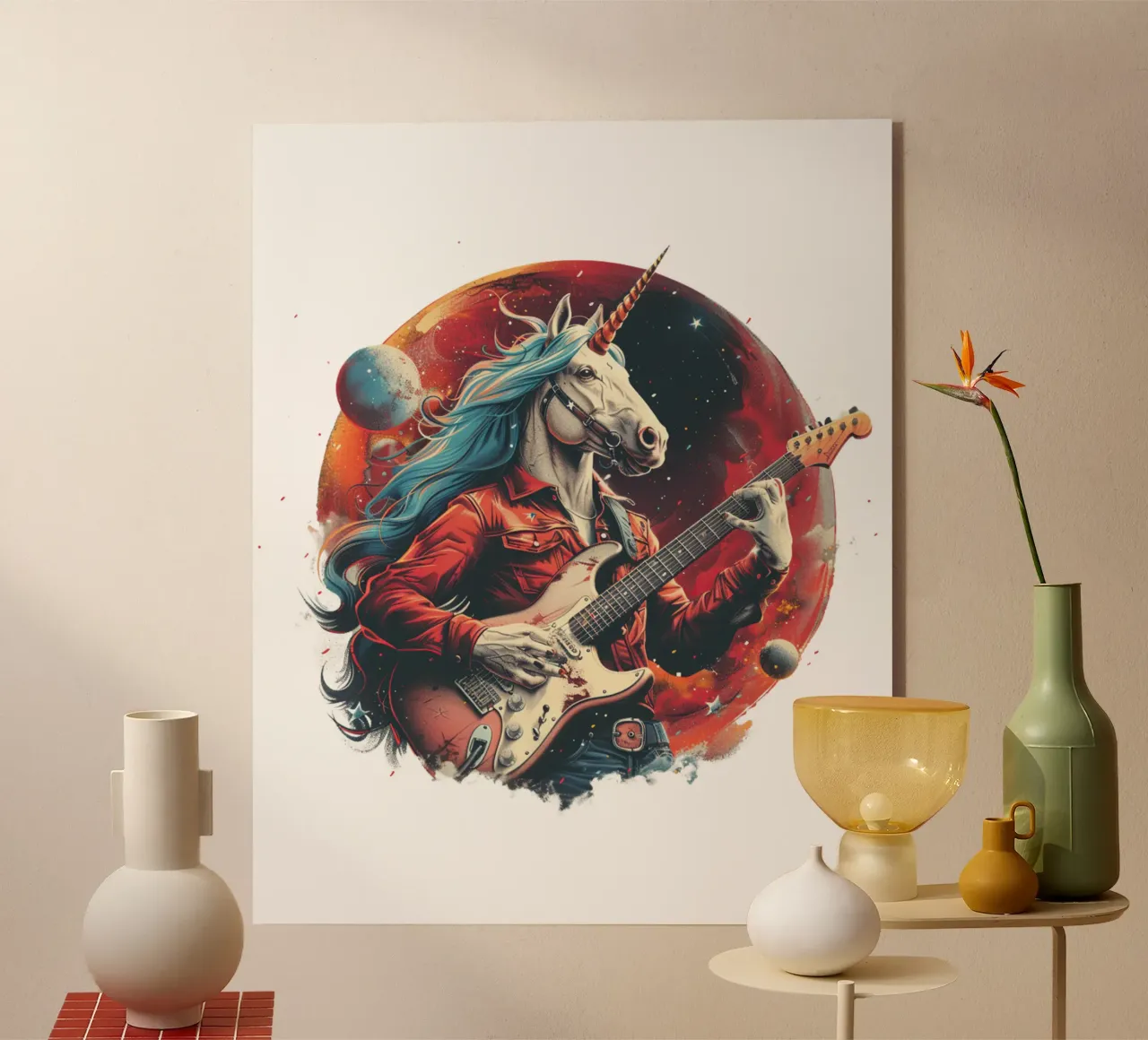 Celestial Unicorn plexiglass da Nikis Art Studio