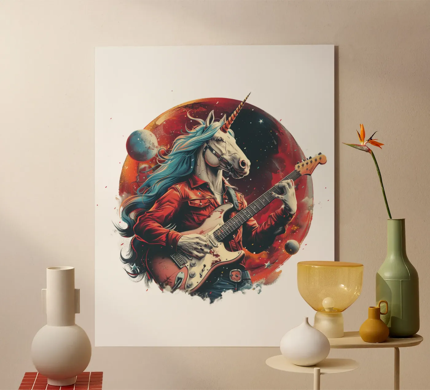 Celestial Unicorn plexiglas de Nikis Art Studio