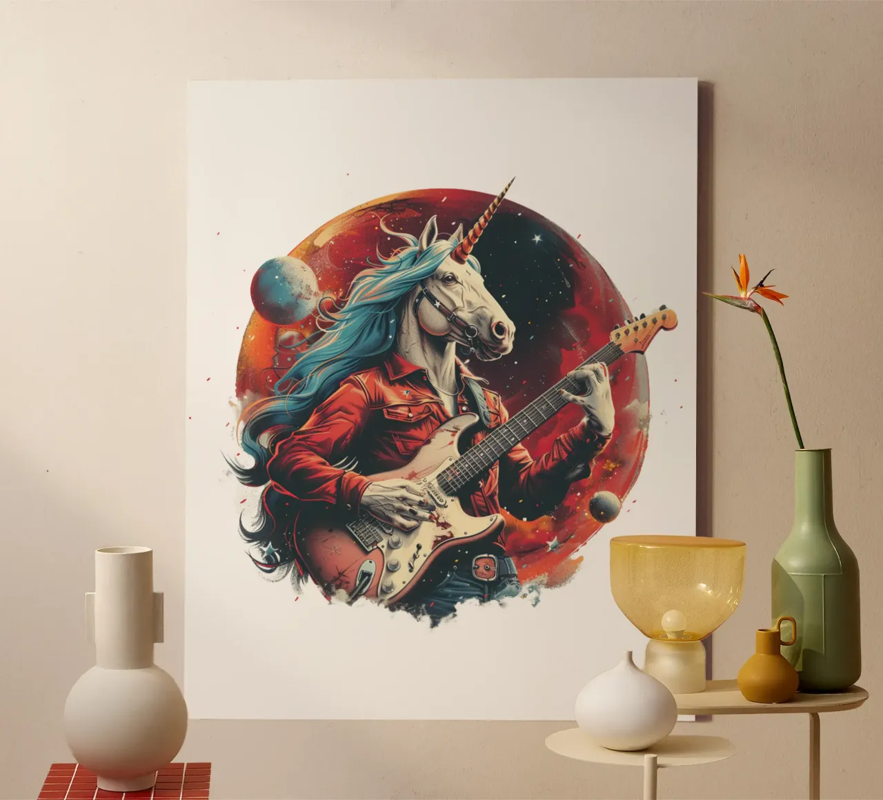 Celestial Unicorn tela da Nikis Art Studio