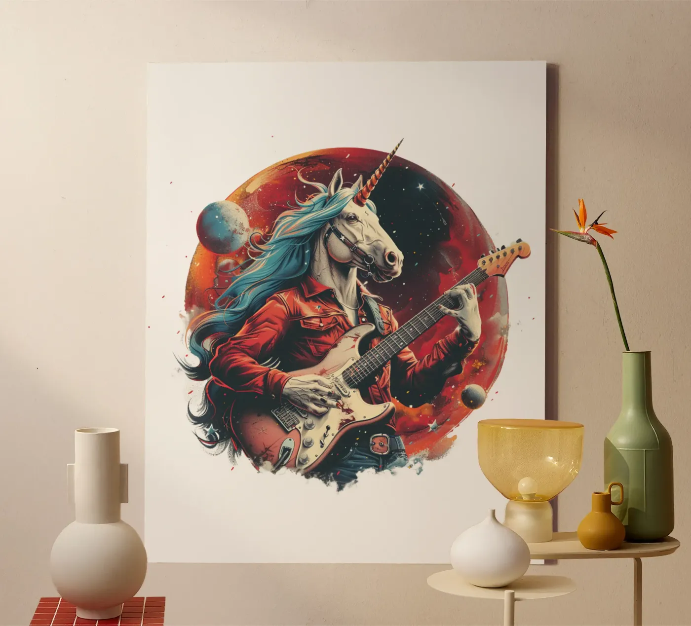 Celestial Unicorn tela da Nikis Art Studio