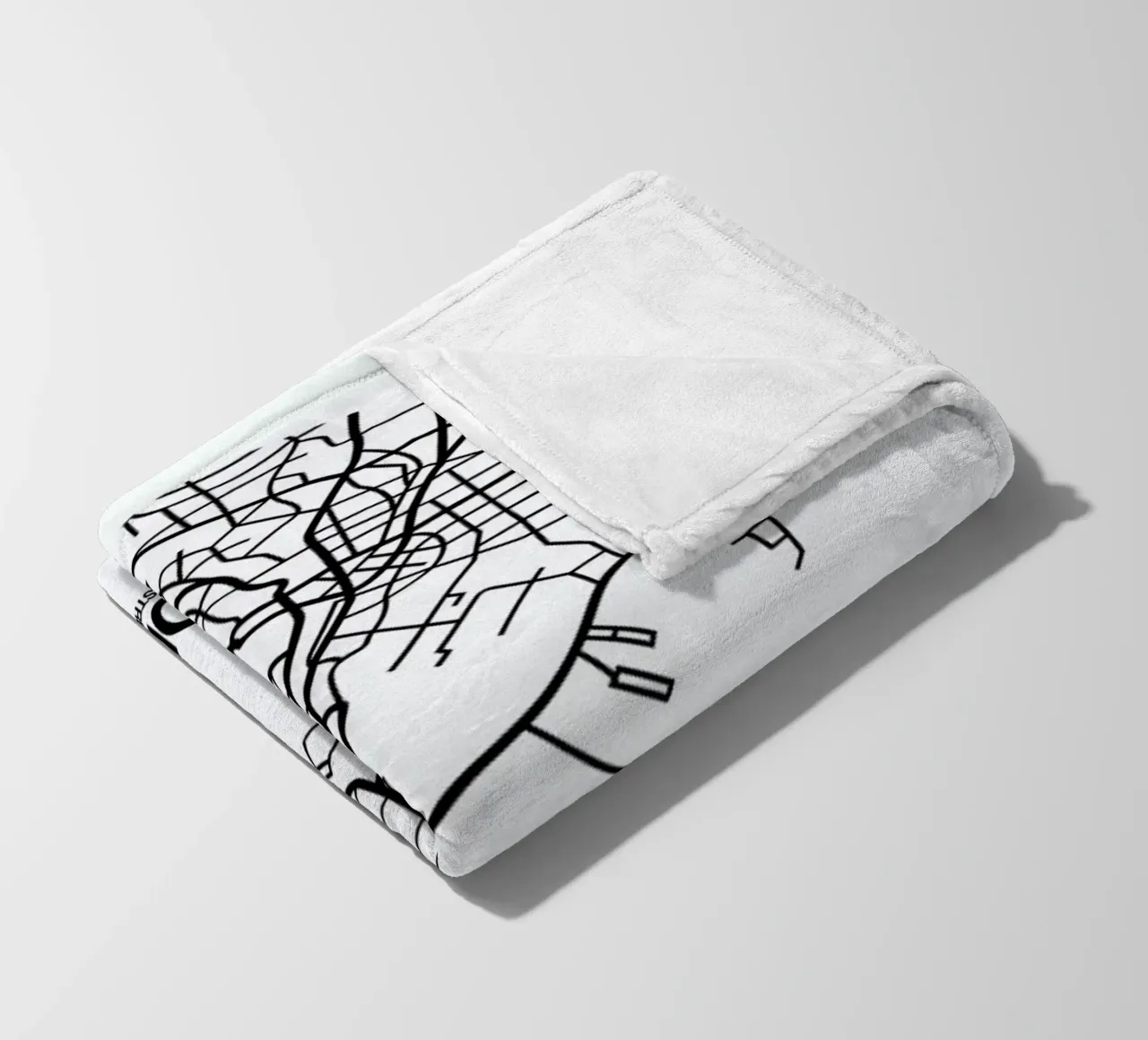 Tokyo coperta in pile da Naxart