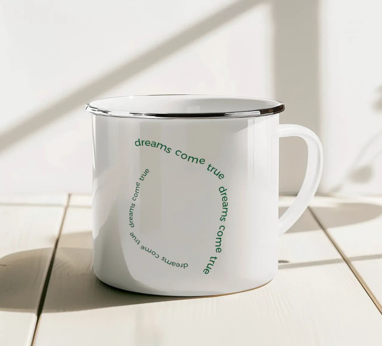 Dreams Come True tazza in smalto da Dreamer10