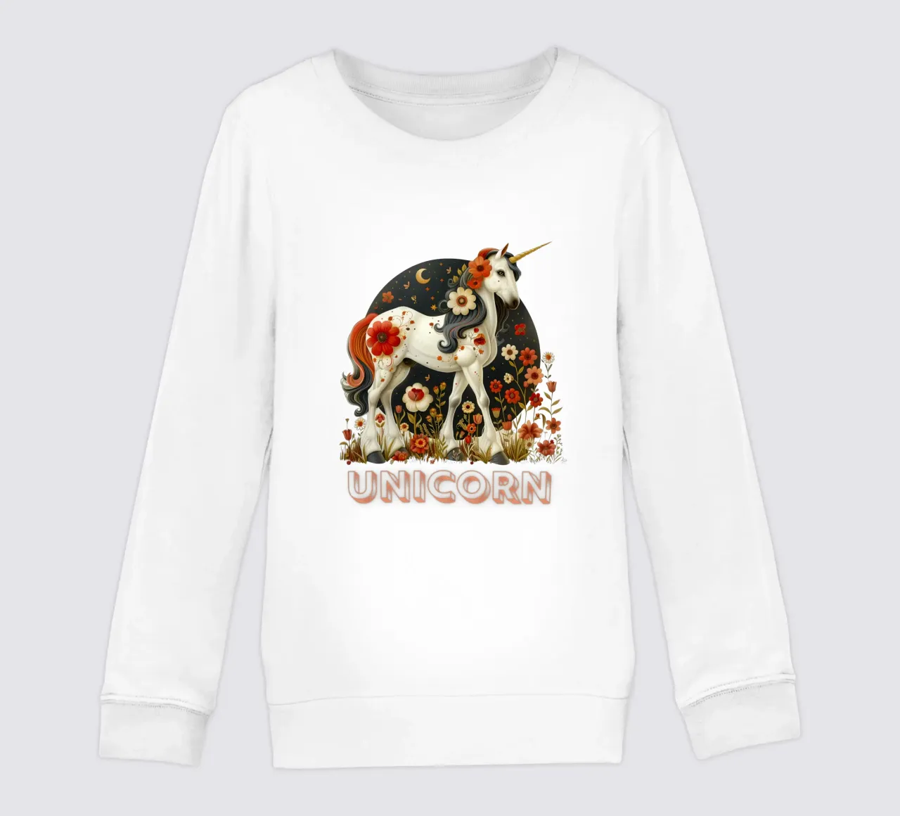 The Unicorn's Grace felpa bambino da Nikis Art Studio