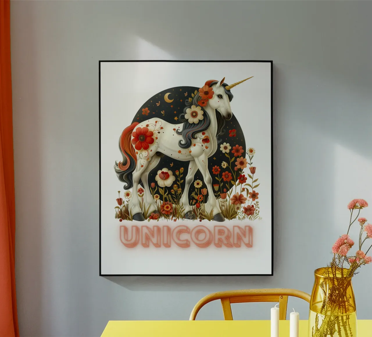 The Unicorn's Grace plexiglass da Nikis Art Studio