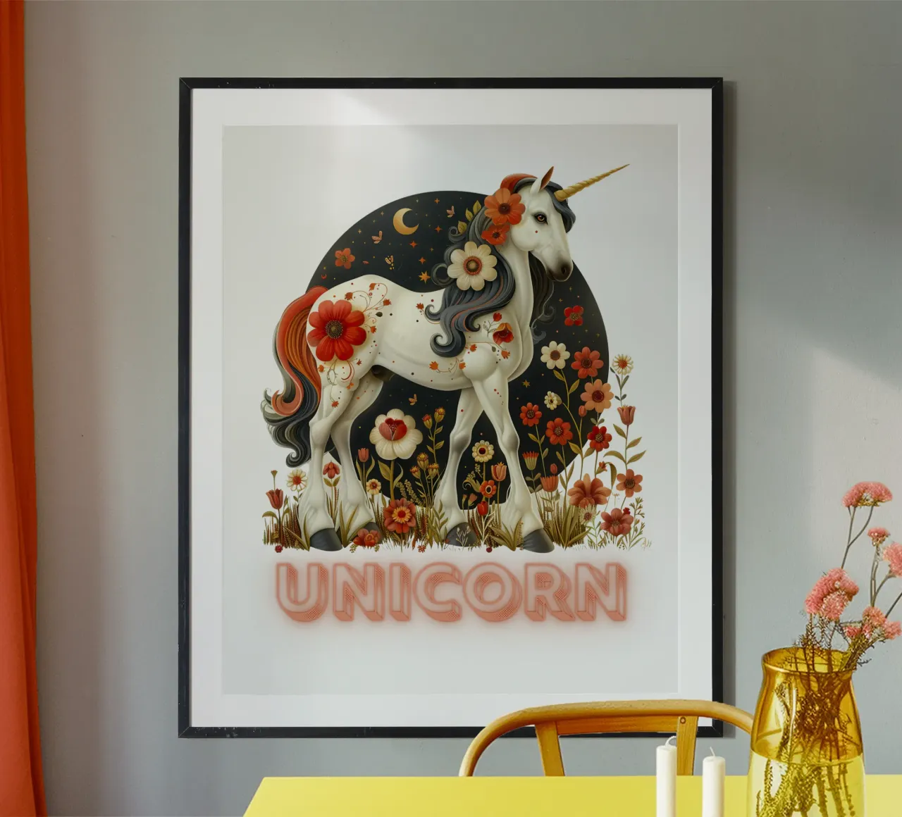 The Unicorn's Grace carta hahnemühle da Nikis Art Studio