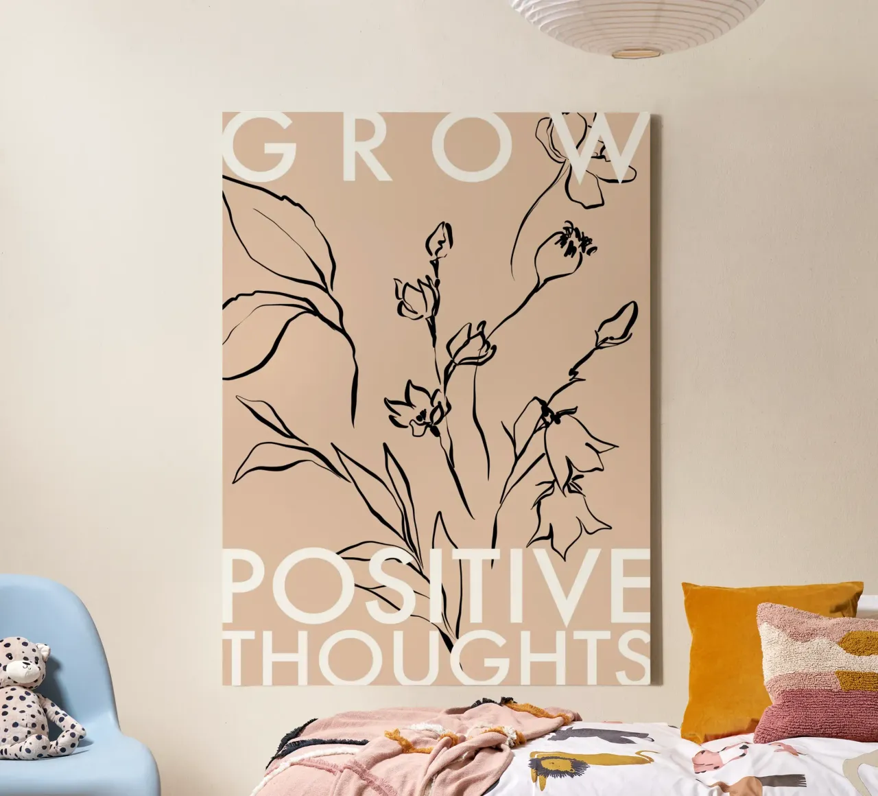 Vie Simple No 58 tela con Cornice a cassetta da treechild