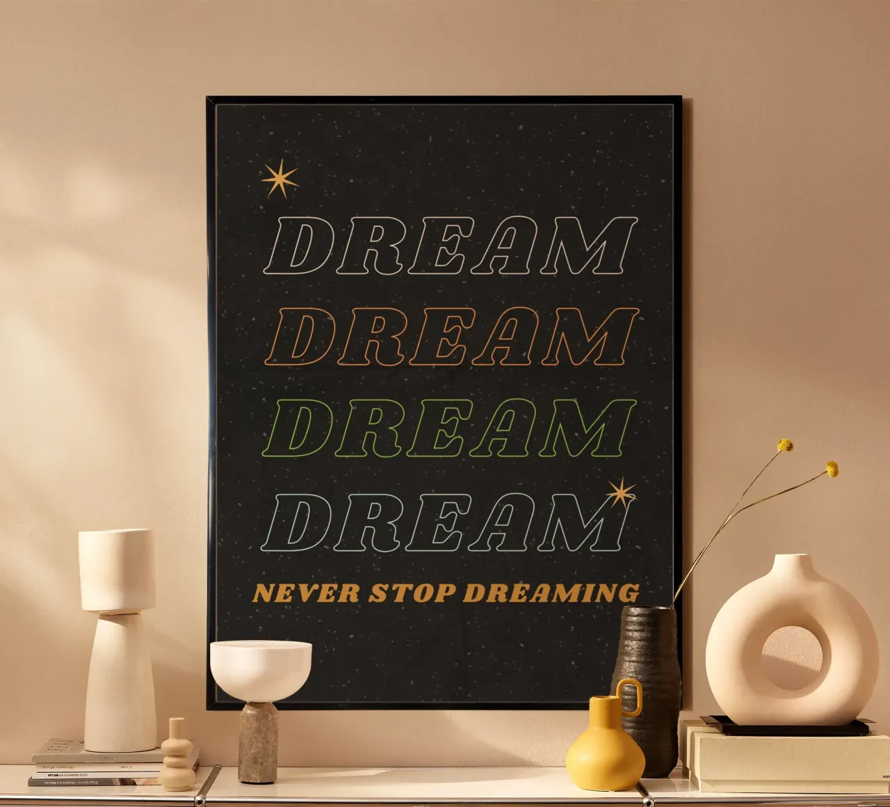 Never Stop Dreaming carta hahnemühle da Dreamer10