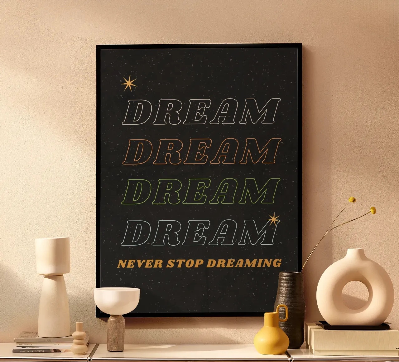 Never Stop Dreaming carta hahnemühle da Dreamer10