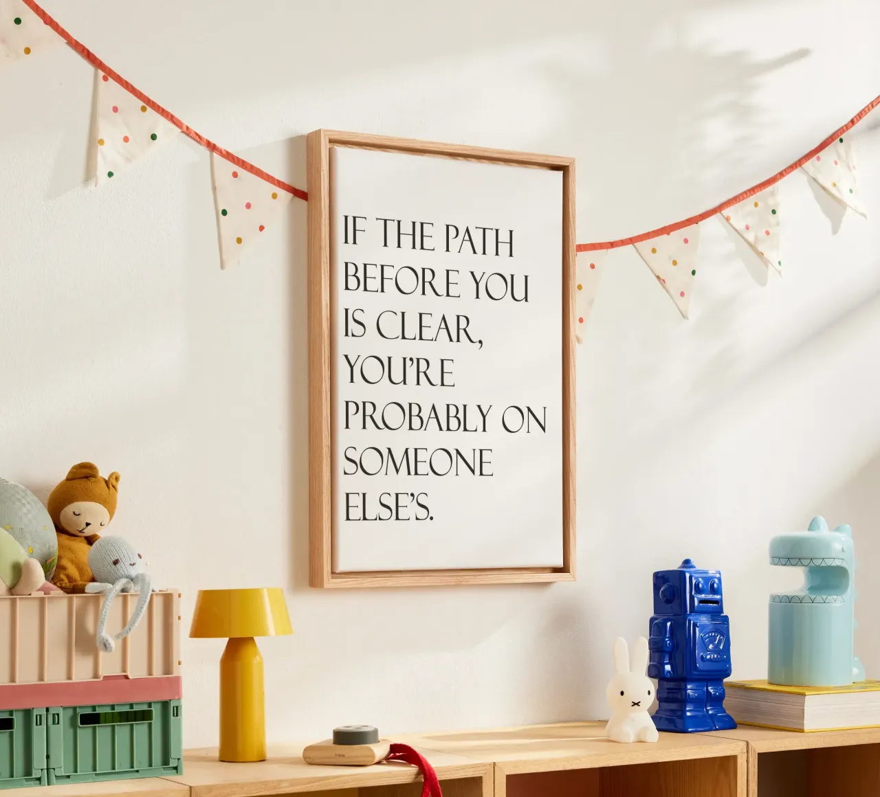 Carl Jung Quote About Your Path canvas by lovely lines