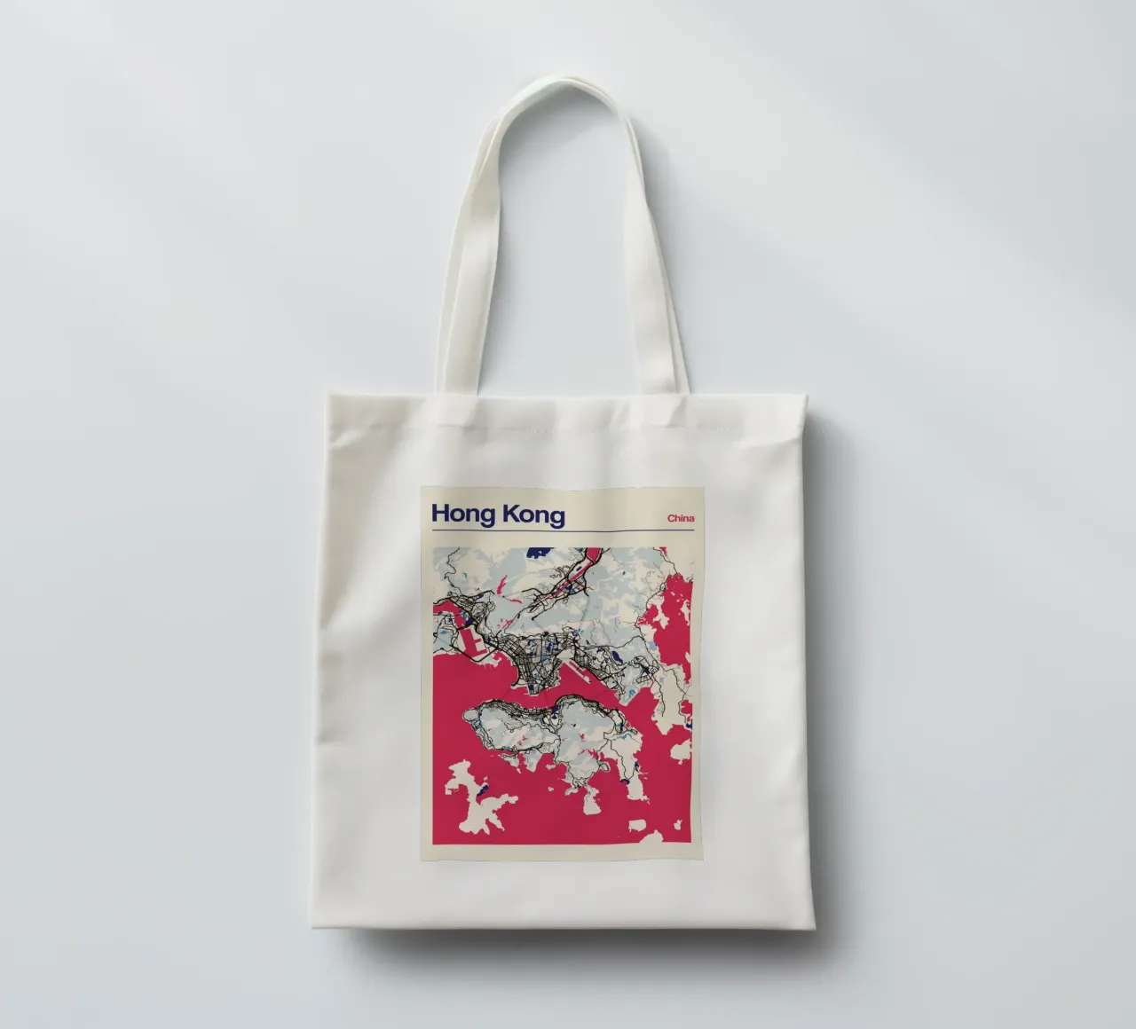 Linee portuali di Hong Kong borsa in juta da MOOODZART