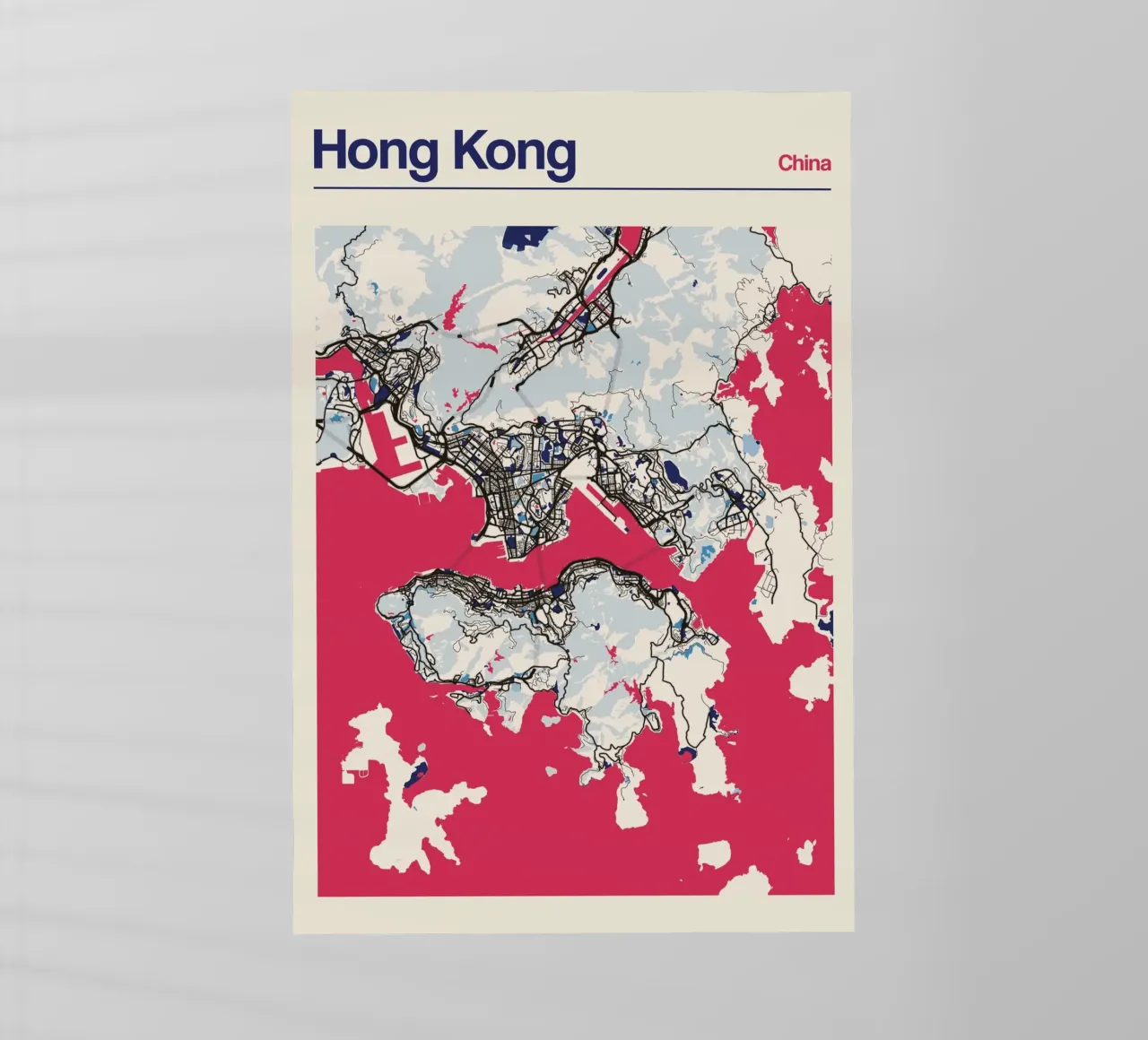 Linee portuali di Hong Kong pellicola backlit da MOOODZART