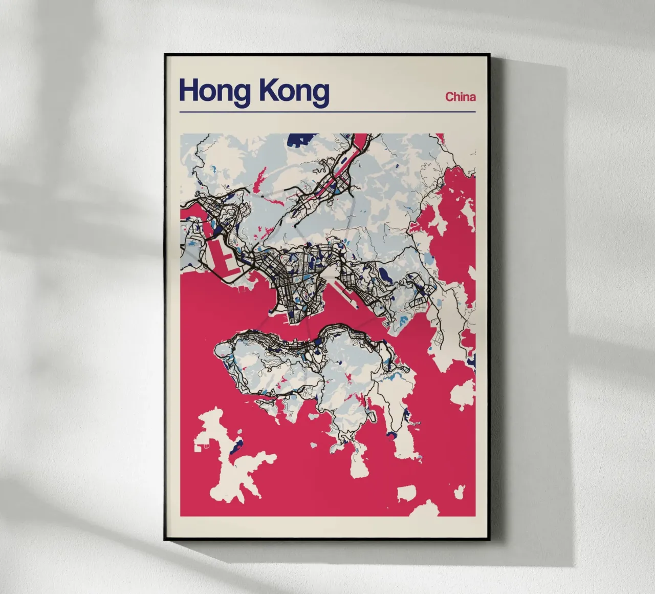 Linee portuali di Hong Kong plexiglass da MOOODZART